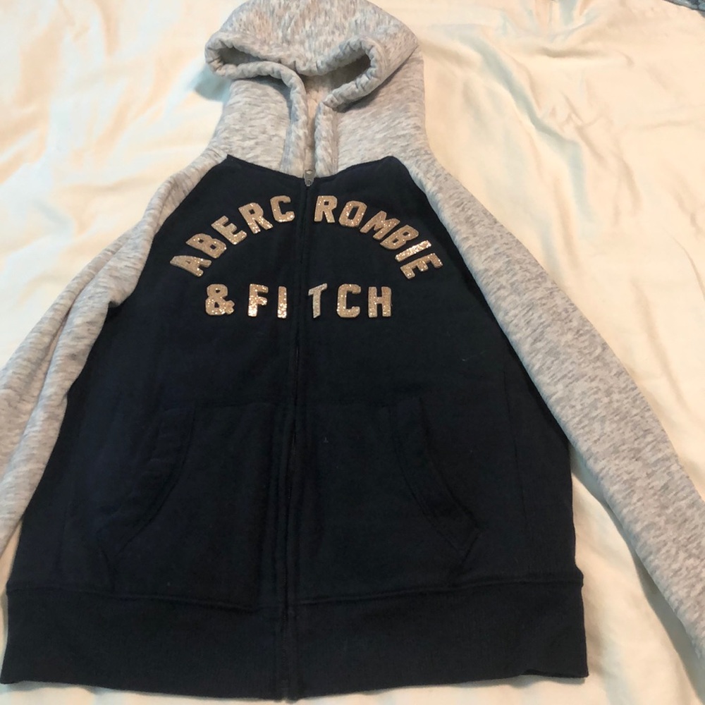 Girls hooded zip up sweatshirt